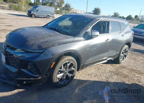 2021 Chevrolet Blazer Awd Rs из США, поврежденный, VIN 3GNKBKRS5MS522180